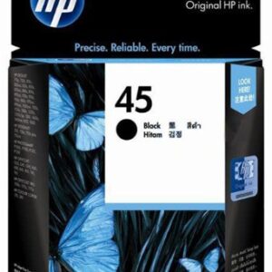 HP #45 Black InkJet Cartridge; 42ml