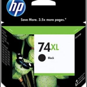 HP #74XL Black Ink for DeskJet 4260, 4360; OfficeJet J5740, 5750, 5780, 6450, 6480; Photosmart C...