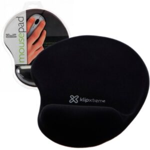 KMP-100B - Klip Xtreme KMP-100 Gel Mouse Pad - Mouse pad with wrist pillow - black Klip Xtreme (...