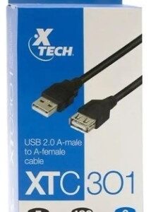 XTC301 6Ft USB 2.0 A-male to A-female USB Extension Cable