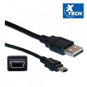 XTC-317- Xtech Cable 2.0A male to mini USM male 6ft